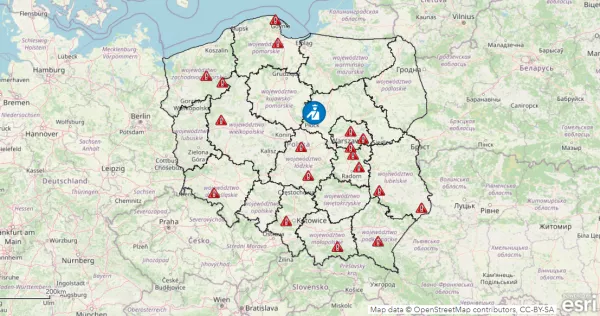 POLICYJNA MAPA WYPADKÓW DROGOWYCH ZE SKUTKIEM ŚMIERTELNYM – WAKACJE 2023 - 27 CZERWCA - Suski.dlawas.info - portal informacyjno - rozrywkowy