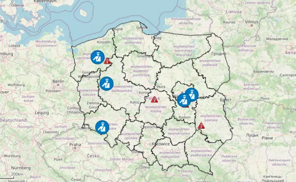 POLICYJNA MAPA WYPADKÓW DROGOWYCH ZE SKUTKIEM ŚMIERTELNYM – WAKACJE 2023 - 25 CZERWCA - Suski.dlawas.info - portal informacyjno - rozrywkowy