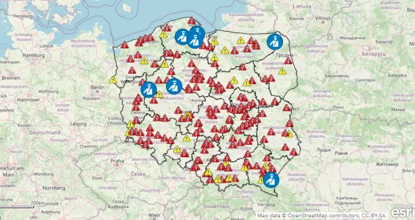 POLICYJNA MAPA WYPADKÓW DROGOWYCH ZE SKUTKIEM ŚMIERTELNYM – WAKACJE 2023 - 28 LIPCA - Suski.dlawas.info - portal informacyjno - rozrywkowy