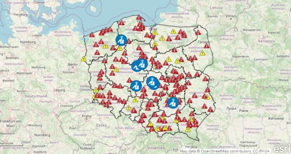 POLICYJNA MAPA WYPADKÓW DROGOWYCH ZE SKUTKIEM ŚMIERTELNYM – WAKACJE 2023 - 27 LIPCA - Suski.dlawas.info - portal informacyjno - rozrywkowy