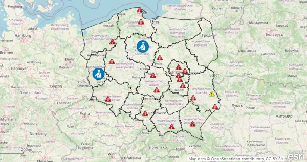 POLICYJNA MAPA WYPADKÓW DROGOWYCH ZE SKUTKIEM ŚMIERTELNYM – WAKACJE 2023 - 28 CZERWCA - Suski.dlawas.info - portal informacyjno - rozrywkowy