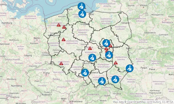 POLICYJNA MAPA WYPADKÓW DROGOWYCH ZE SKUTKIEM ŚMIERTELNYM – WAKACJE 2023 - 26 CZERWCA - PIERWSZA OFIARA W WOJEWÓDZTWIE MAŁOPOLSKIM - Suski.dlawas.info - portal informacyjno - rozrywkowy